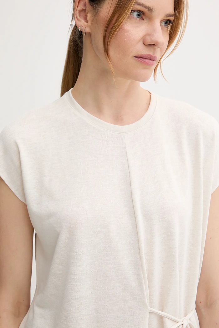 Tricou Sisley 3TGBL107D bej