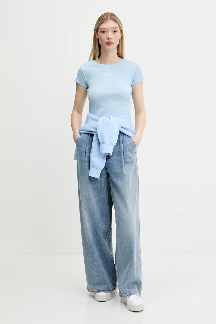 Karl Kani tricou PD00005452 albastru SS25