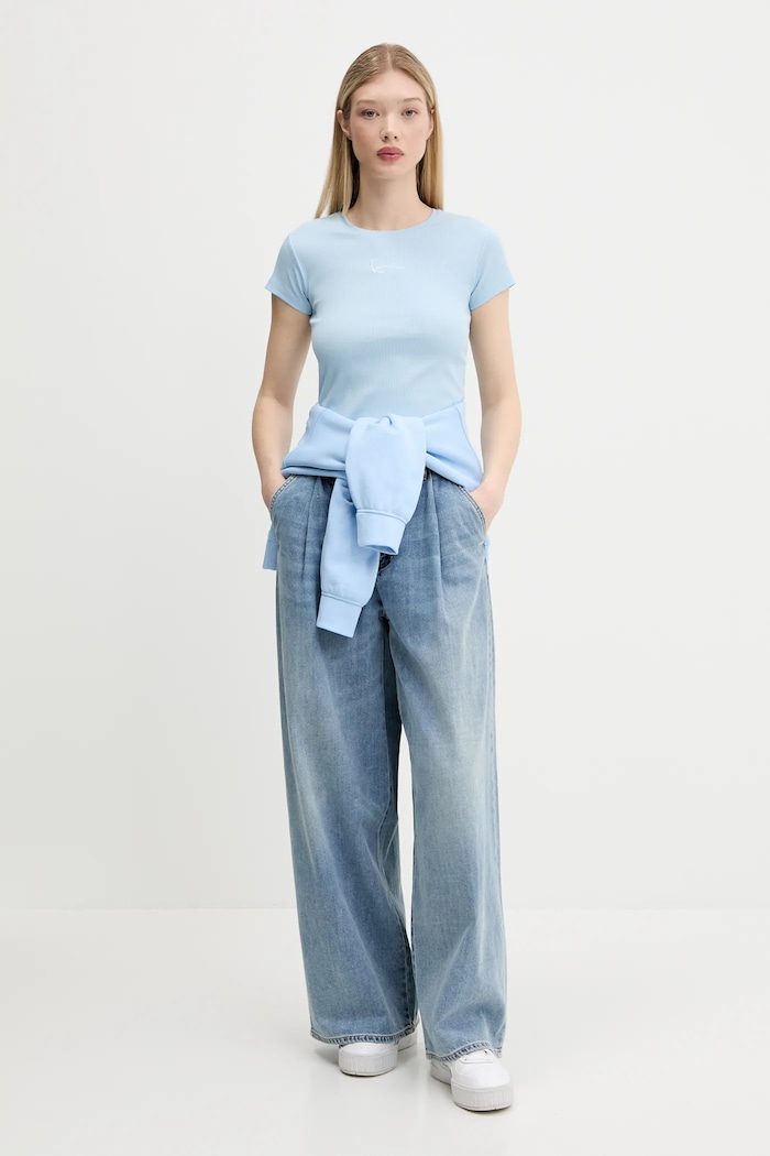 Karl Kani tricou PD00005452 albastru SS25