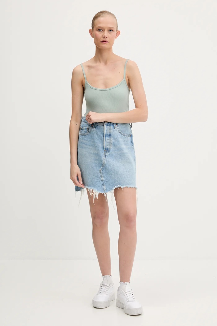 Hollister Co. top KI339.1261.310 zielony SS25