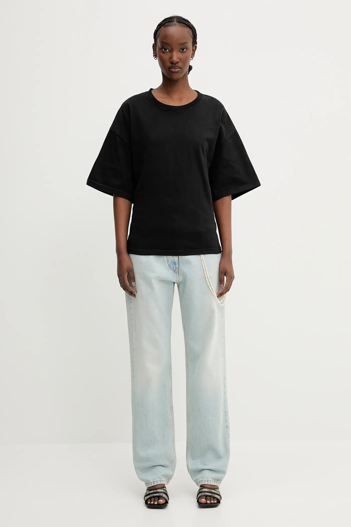 DARKPARK cotton t-shirt Doyle WJE07.JSW07 black