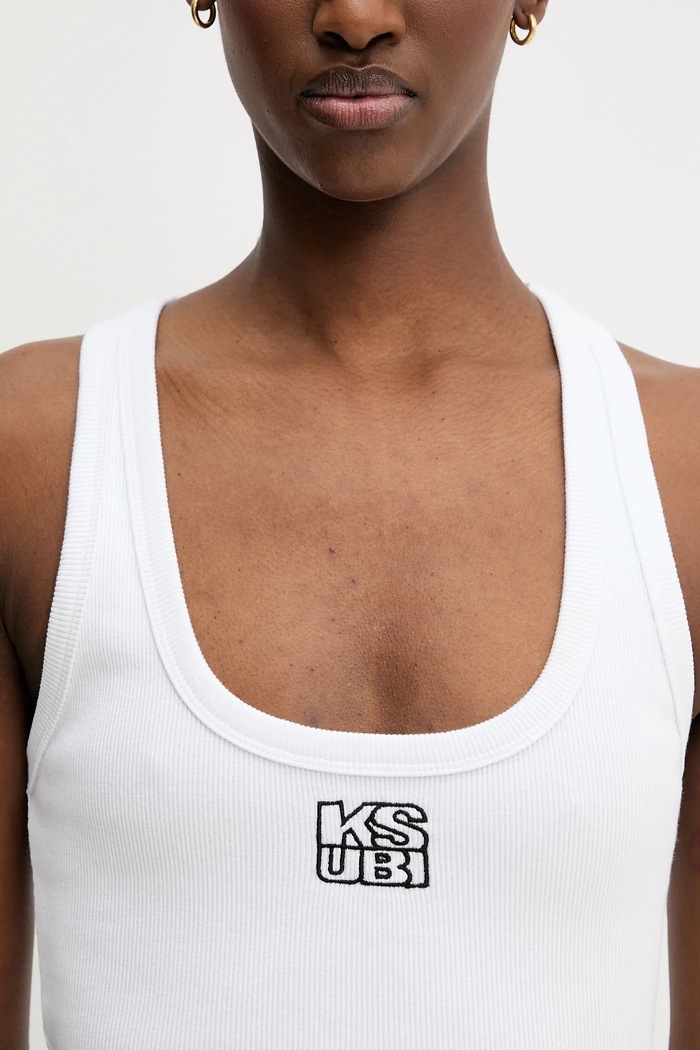KSUBI top stacked origin white WPS24TA005
