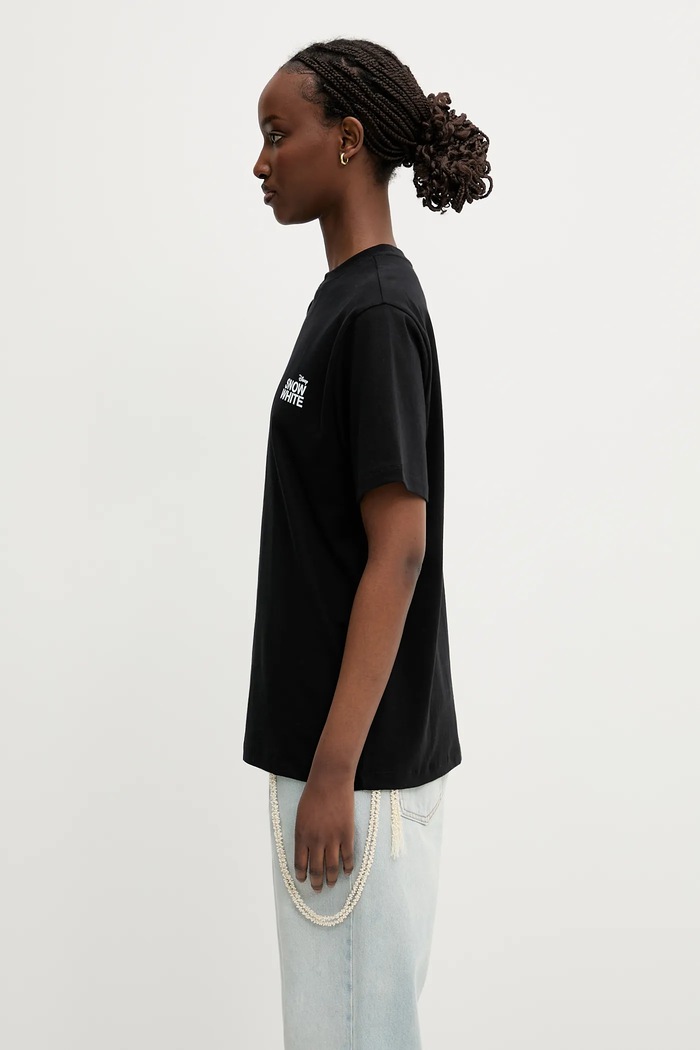 Coperni x Disney cotton t-shirt Snow White DJS03F5036SNO black SS25