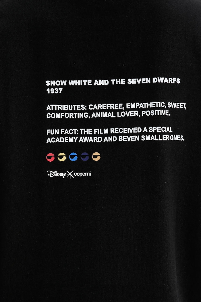 Bavlnené tričko Coperni x Disney Snow White DJS03F5036SNO čierna