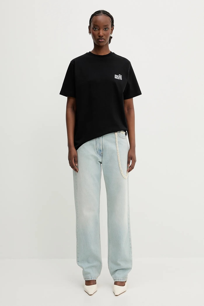 Coperni x Disney cotton t-shirt Snow White DJS03F5036SNO