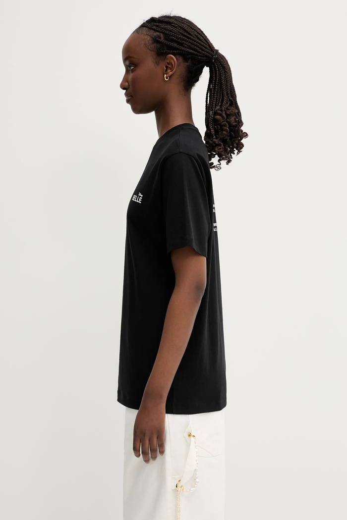 coperni X Disney t-shirt bawełniany Belle DJS03F5036BEL czarny SS25