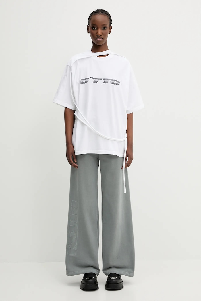 Ottolinger cotton t-shirt Oversized 115.103415.01 white