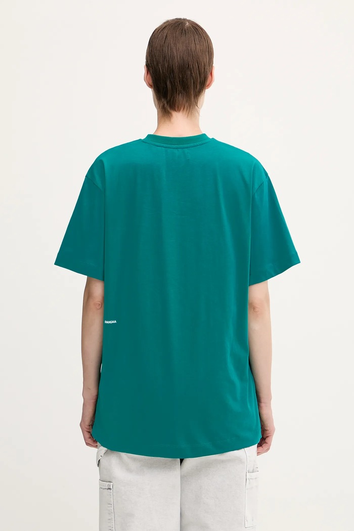 Clothing Pangaia cotton t-shirt Midweight T-shirt 10000287. turquoise