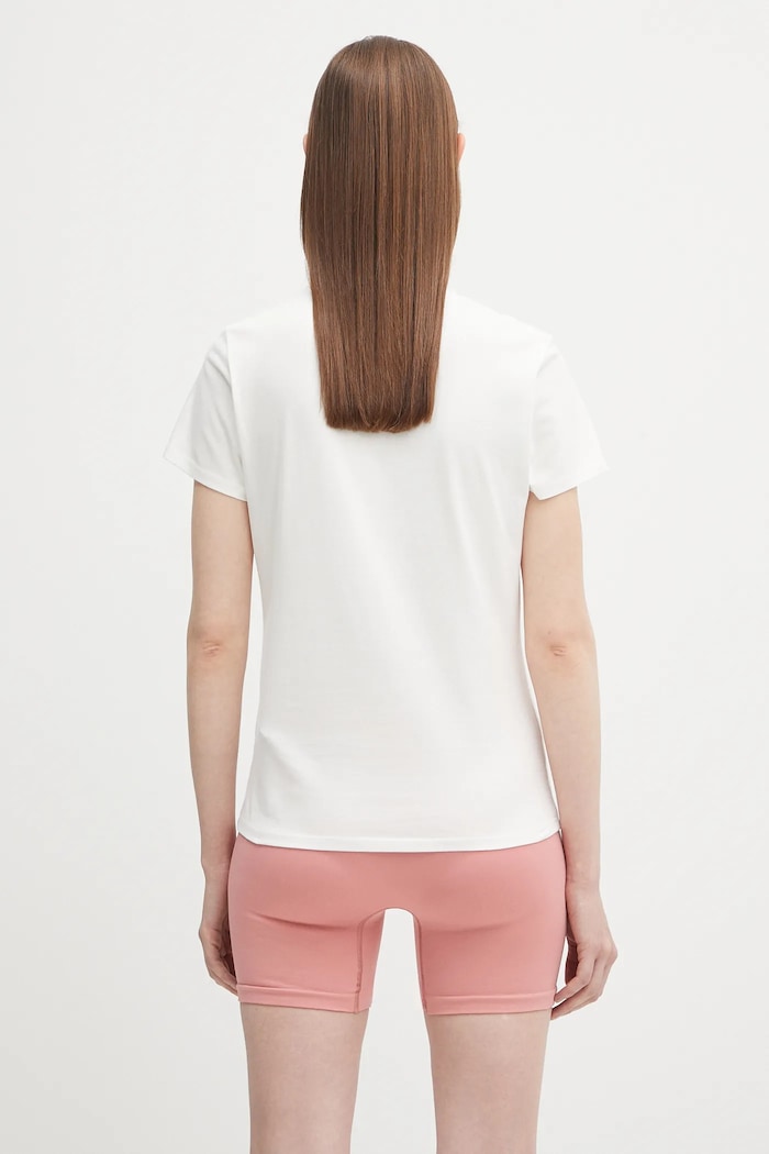 Abbigliamento Pangaia t-shirt Cotton-Stretch T-shirt 10002430 bianco