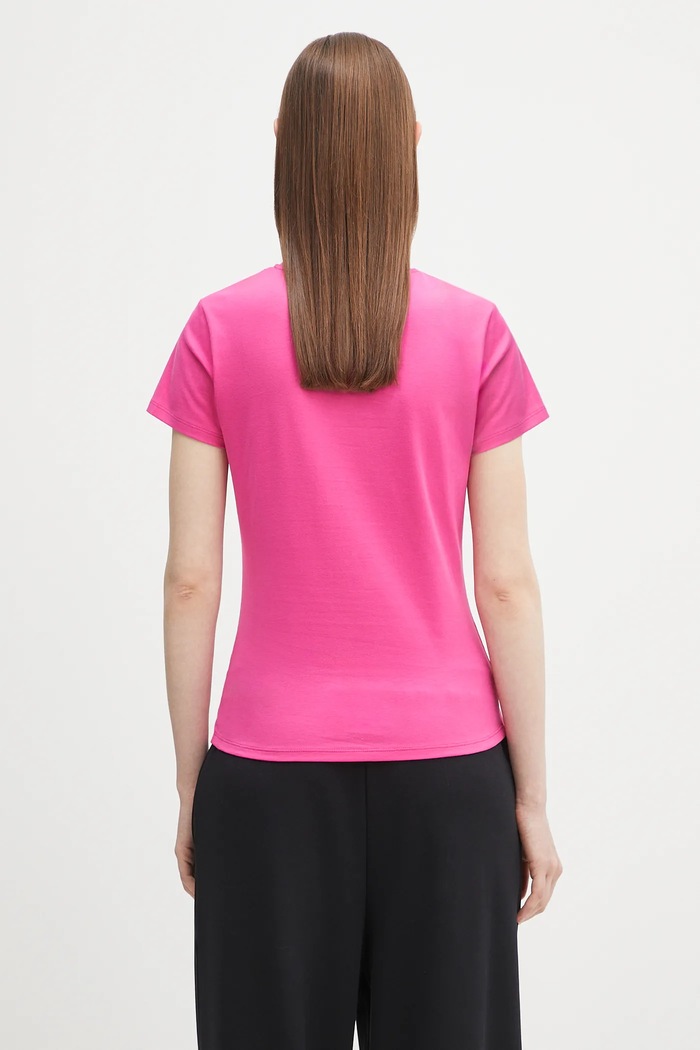 Oblečenie Tričko Pangaia Cotton-Stretch T-shirt 10002430 ružová