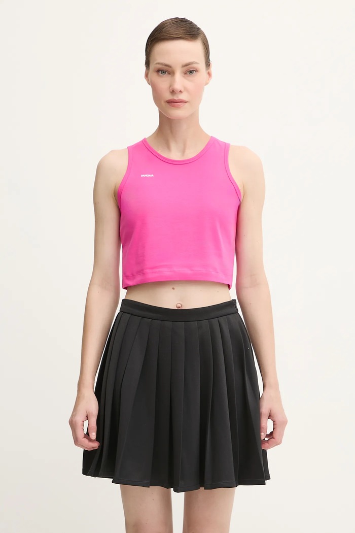 Pangaia top Cotton-Stretch Tank Top regular pink 10002428