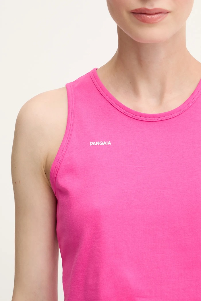 Pangaia top Cotton-Stretch Tank Top pink 10002428