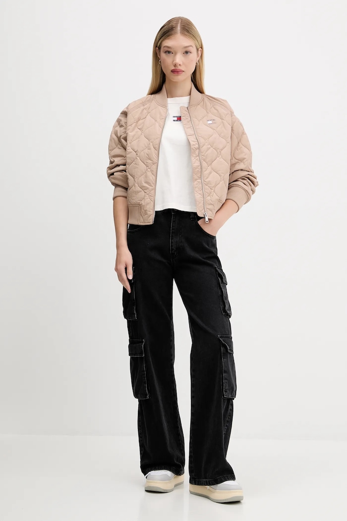 Tommy Jeans t-shirt in cotone DW0DW22202 beige SS26
