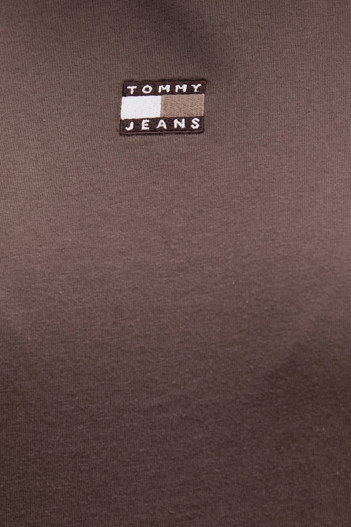 Tommy Jeans tricou din bumbac DW0DW22202 maro