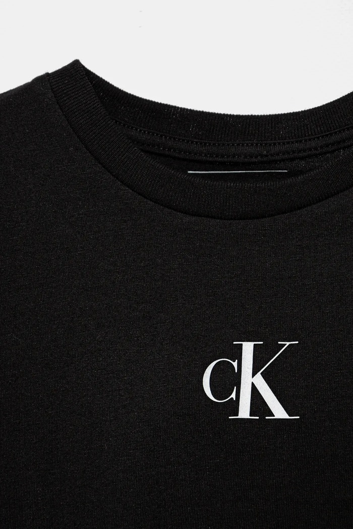 Fete Calvin Klein Jeans tricou de bumbac pentru copii IG0IG021361.104.PPYA negru
