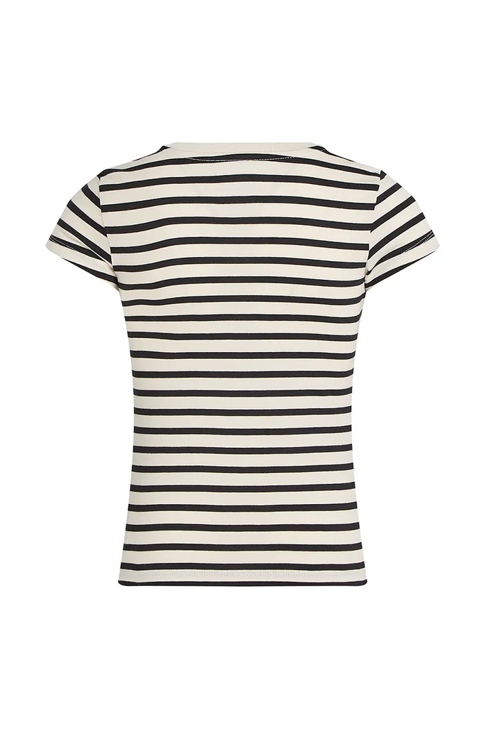 Момиче Детска памучна тениска Calvin Klein Jeans IG0IG02799.104.116.PPYA черен