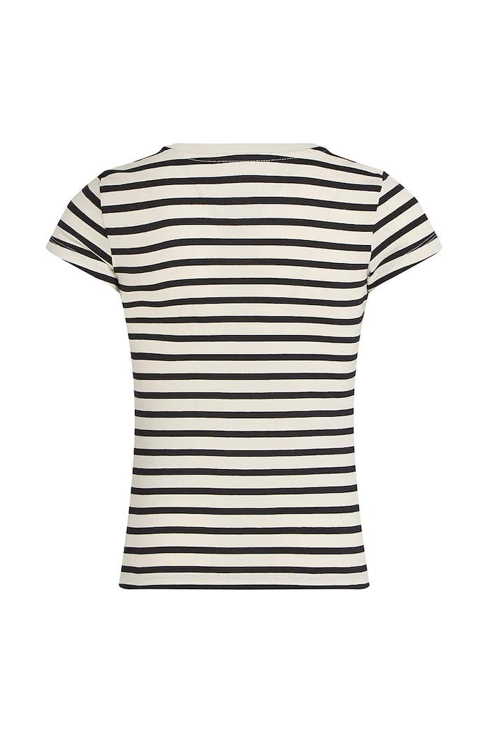 Момиче Детска памучна тениска Calvin Klein Jeans IG0IG02799.104.116.PPYA черен