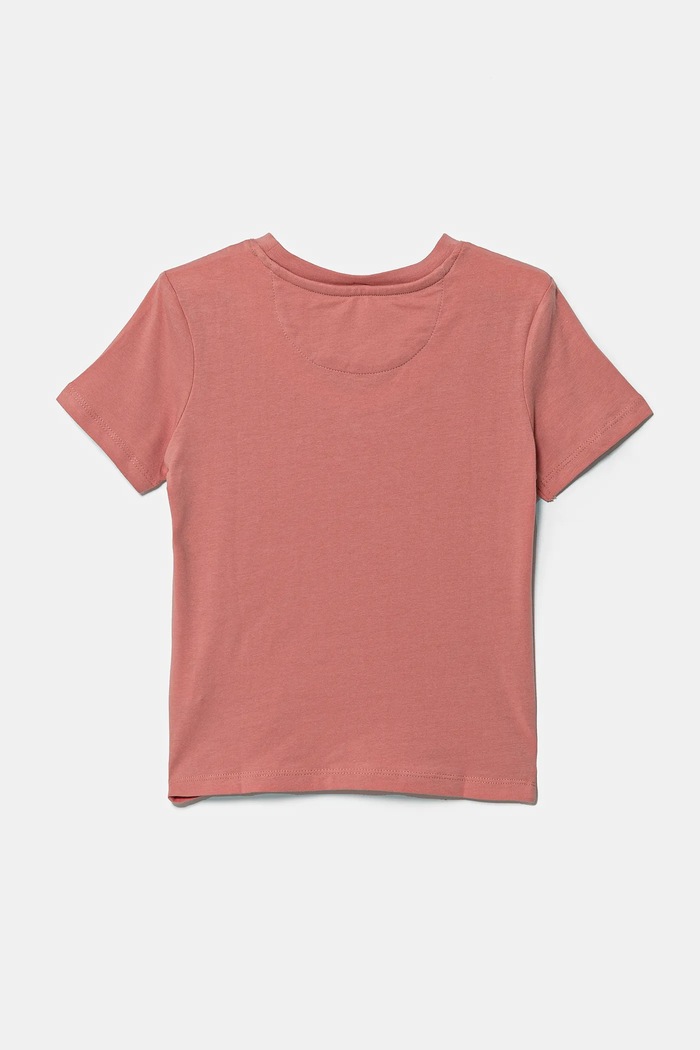 Dječja pamučna majica kratkih rukava Calvin Klein Jeans IN0IN00261.G.PPYA roza SS25