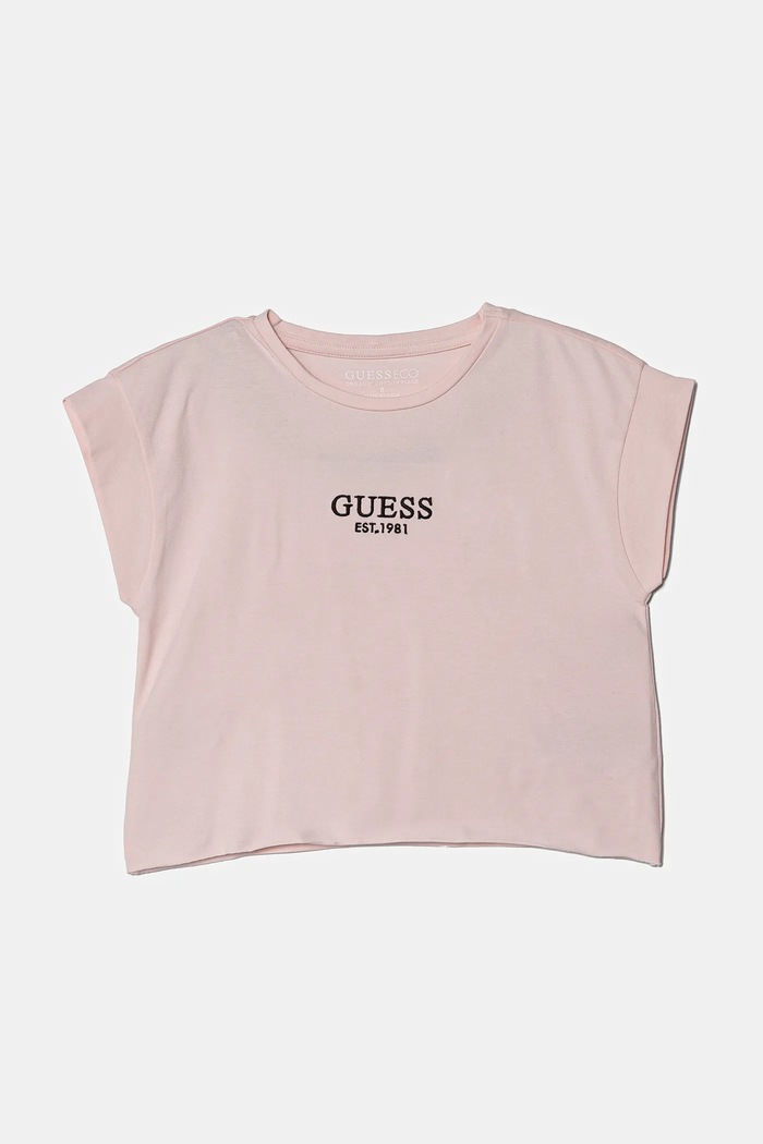 Otroška kratka majica Guess Našitek roza J4BI34.J1314.PPYA