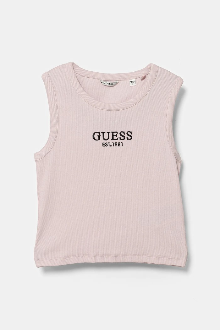 Детски топ Guess еластичен розов J4YI16.KBZP4.PPYA