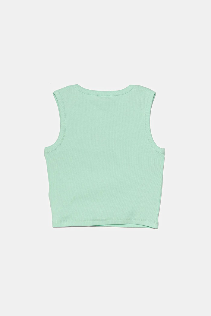 Guess top dziecięcy J4YI16.KBZP4.PPYA turkusowy AA00
