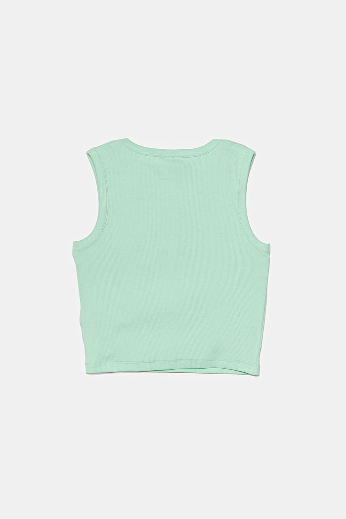 Guess top dziecięcy J4YI16.KBZP4.PPYA turkusowy AA00