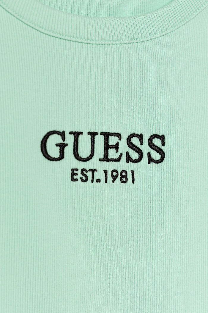 Dziewczynka Guess top dziecięcy J4YI16.KBZP4.PPYA turkusowy