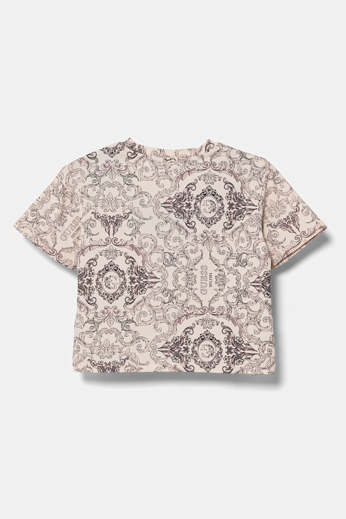 Dětské tričko Guess J5RI05.K6YW4.PPYA béžová SS25
