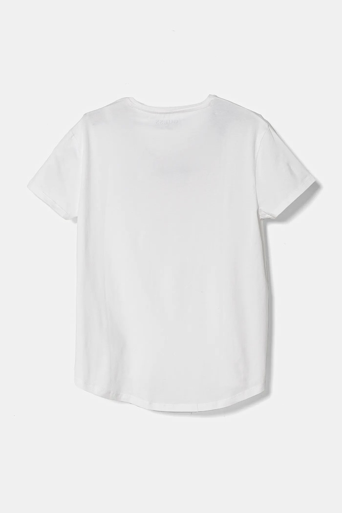 Dětské tričko Guess J5RI18.K6YW4.PPYA bílá SS25