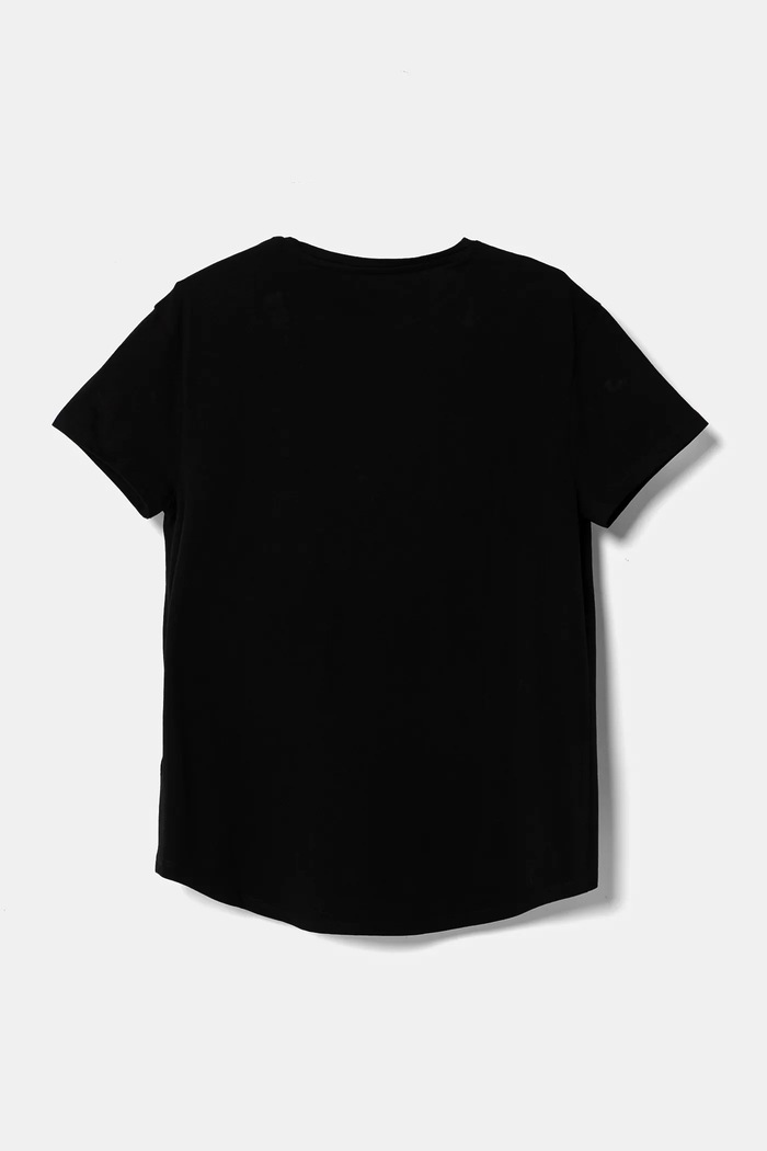 Guess t-shirt dziecięcy J5RI18.K6YW4.PPYA czarny SS25