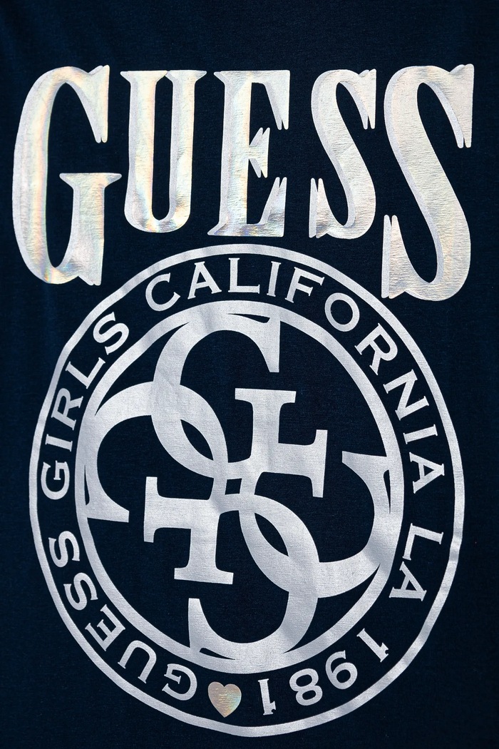 DÍVKA Guess Dětské tričko Guess J5RI20.K6YW4.PPYA námořnická modř