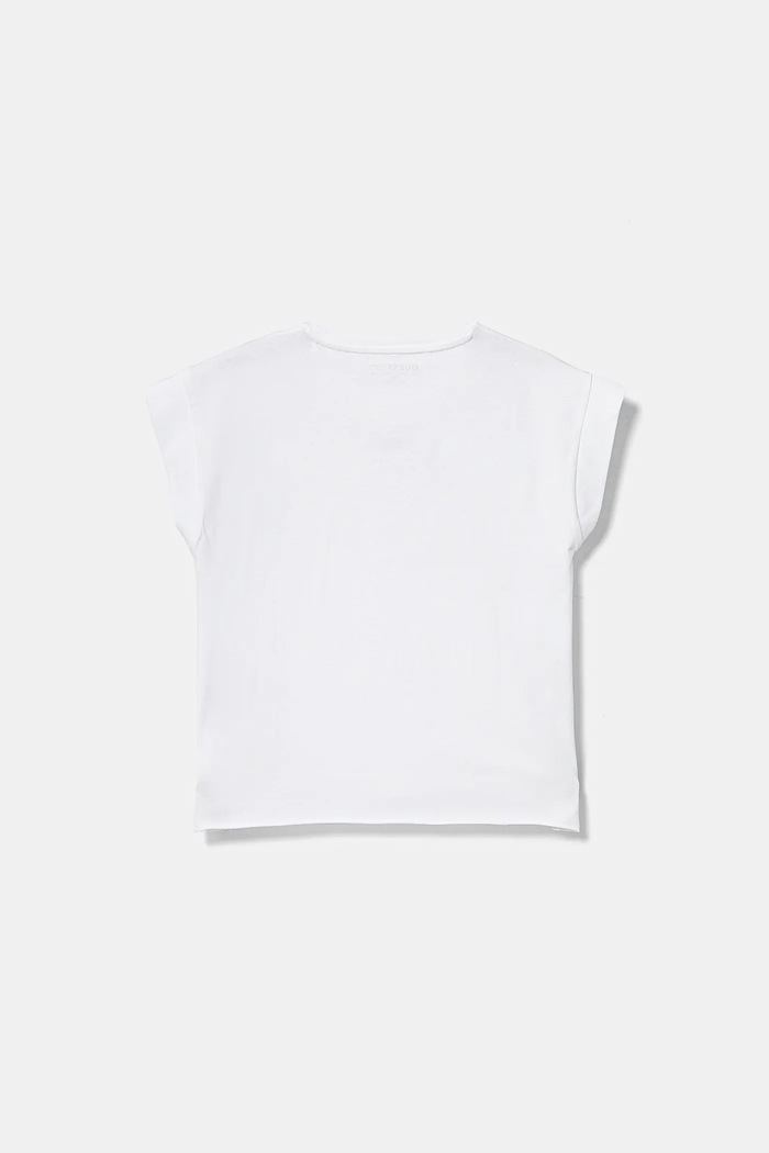Παιδικό μπλουζάκι Guess J5RI37.K6YW4.PPYA λευκό SS25