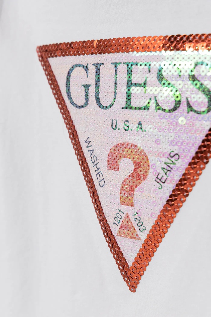 DÍVKA Dětské tričko Guess K4RI31.K6YW1.PPYA bílá