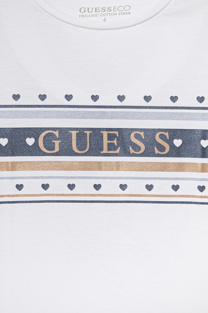 DÍVKA Dětské tričko Guess K5RI03.K6YW4.PPYA bílá