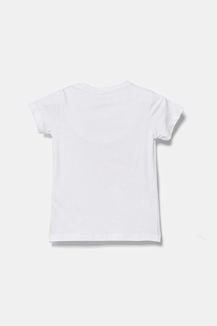 Dětské tričko Guess K5RI06.K6YW4.PPYA bílá SS25