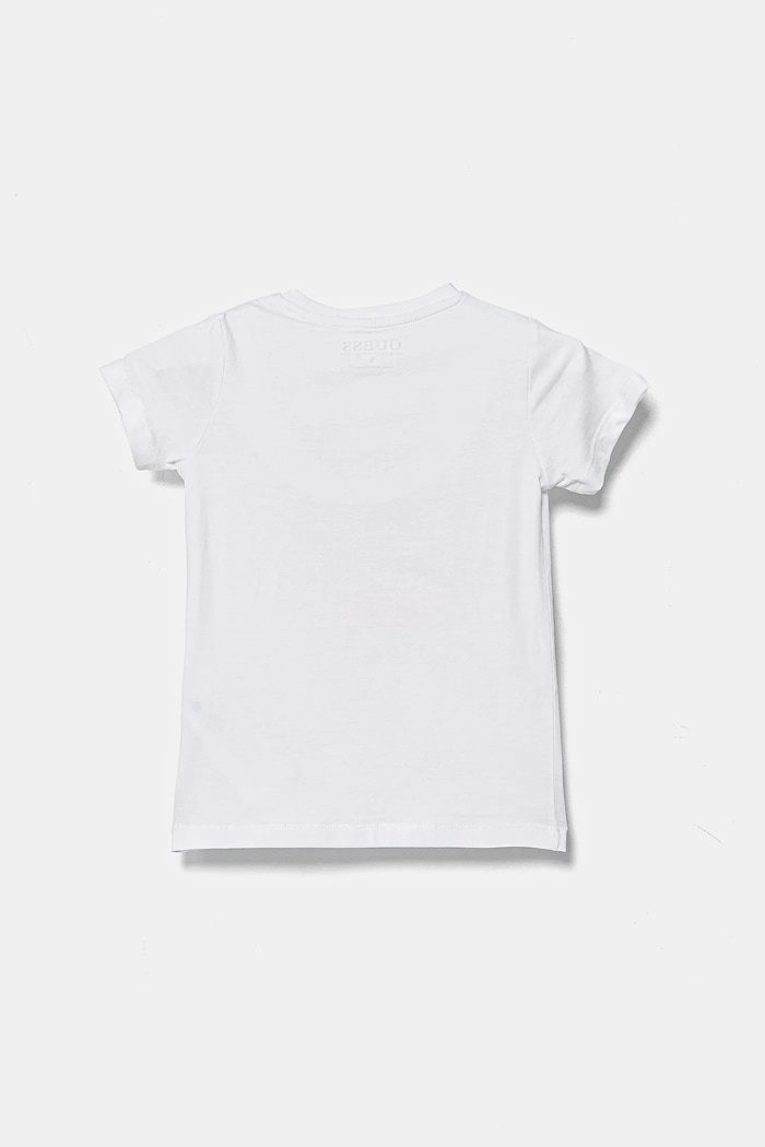 Dětské tričko Guess K5RI06.K6YW4.PPYA bílá SS25