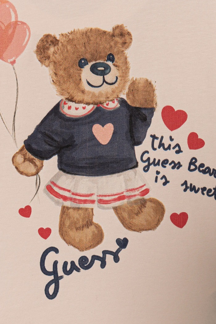 Dziewczynka Guess T-shirt dziecięcy K5RI12.K6YW4.PPYA różowy