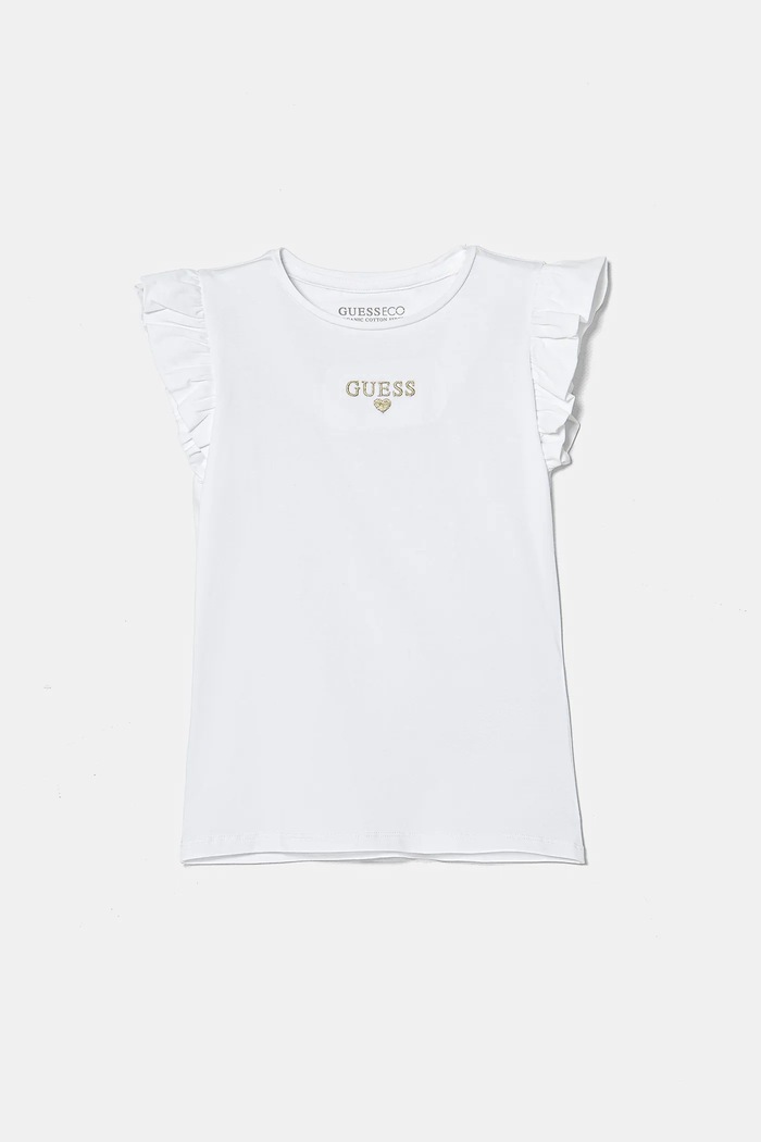 Dětské tričko Guess s elastanem bílá K5RI26.K6YW4.PPYA