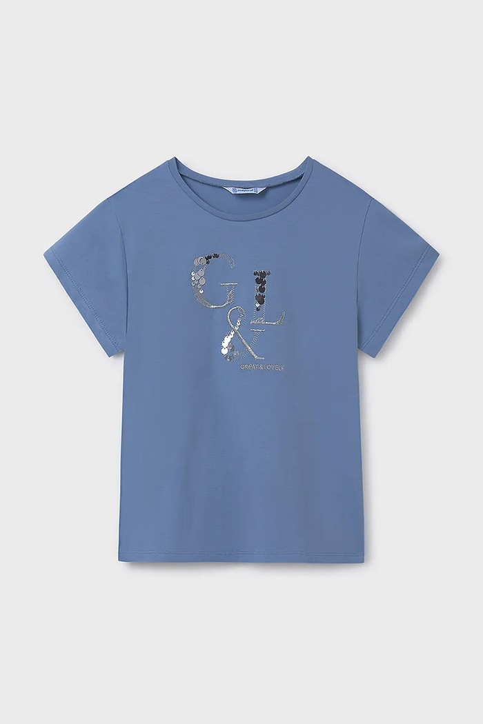 Mayoral tricou copii print albastru 854.8C.Junior.PPYA