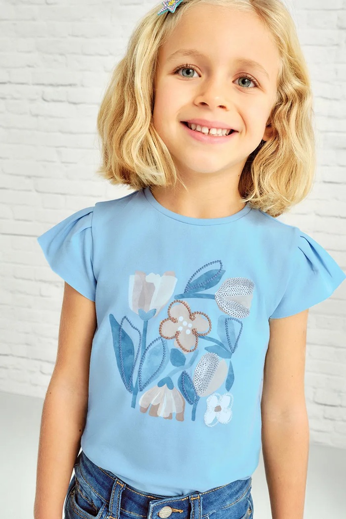 Mayoral tricou copii print albastru 3015.6R.Mini.PPYA