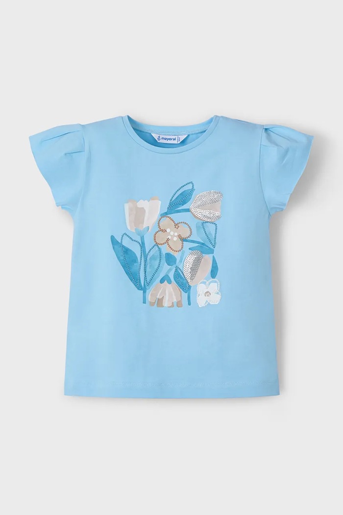 Mayoral tricou copii 3015.6R.Mini.PPYA albastru SS25