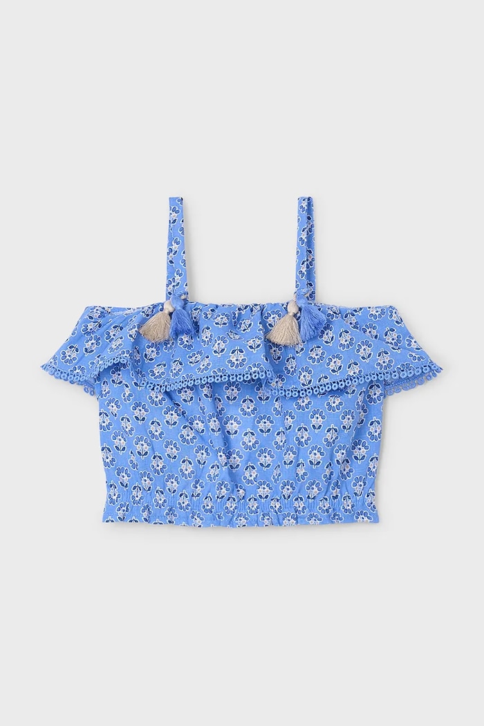 Mayoral top copii cu modele albastru 3186.6K.Mini.PPYA
