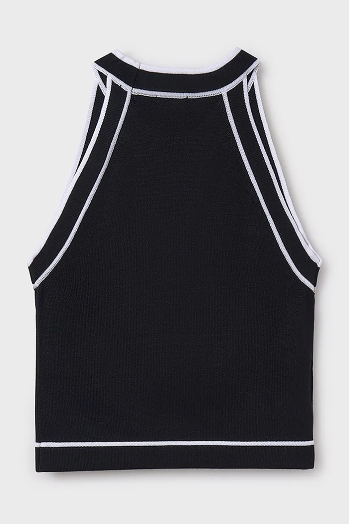 Mayoral top dziecięcy 6041.8D.Junior.PPYA czarny SS25