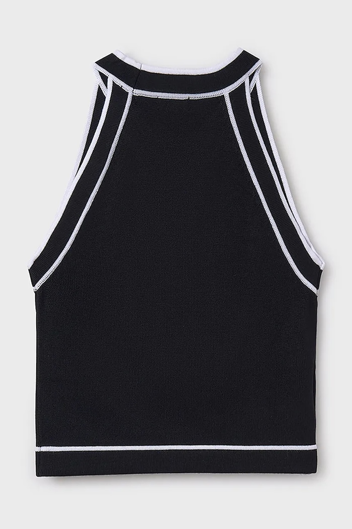 Mayoral top dziecięcy 6041.8D.Junior.PPYA czarny SS25
