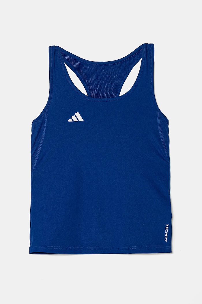Detský top adidas s elastanom modrá IY9744
