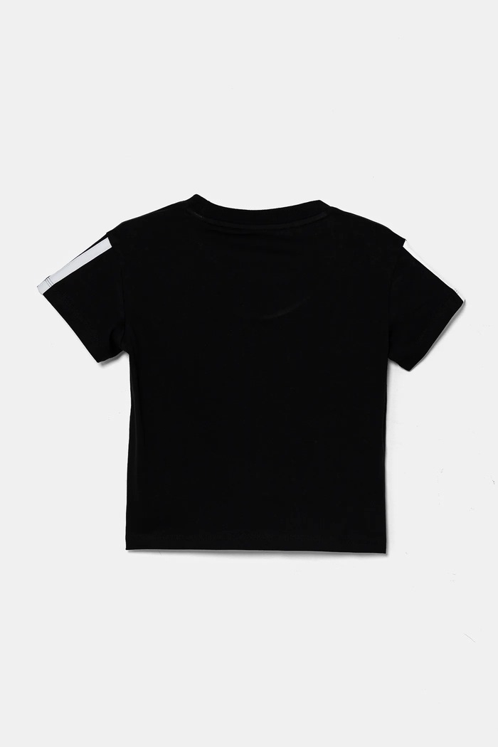 Dievča Detské bavlnené tričko adidas JJ0946 čierna