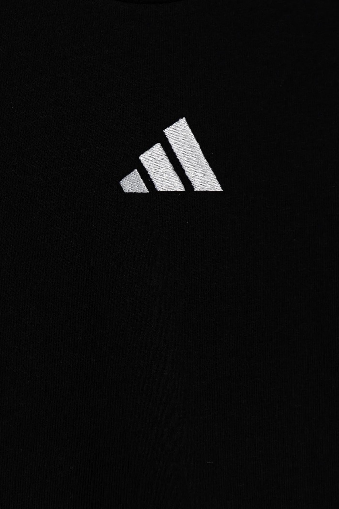Detské bavlnené tričko adidas čierna JJ0946
