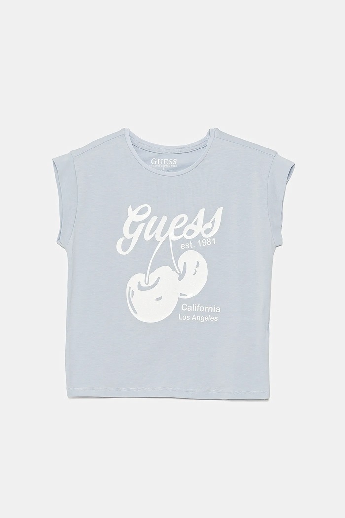 Dětské tričko Guess s elastanem modrá J5GI00.K6YW4.PPYA