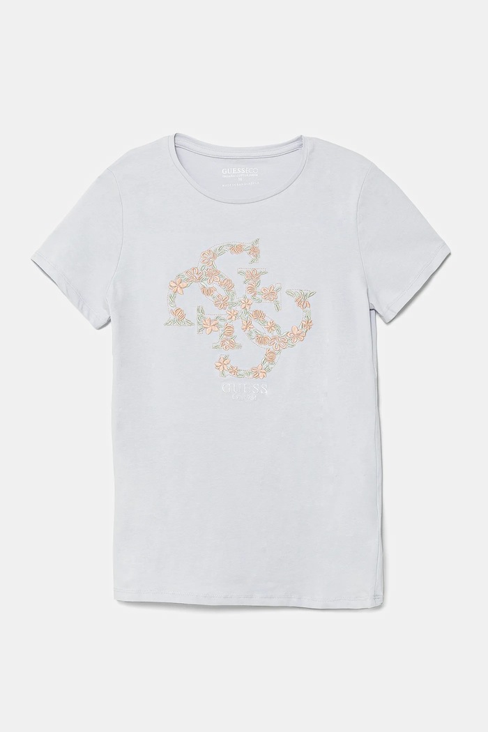 Guess t-shirt dziecięcy aplikacja niebieski J5GI02.K6YW4.PPYA
