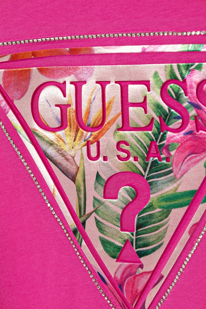 DÍVKA Guess Dětské tričko Guess J5GI15.K6YW4.PPYA růžová